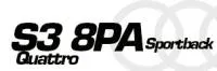 S3&nbsp;8PA&nbsp;Sportback&nbsp;Quattro