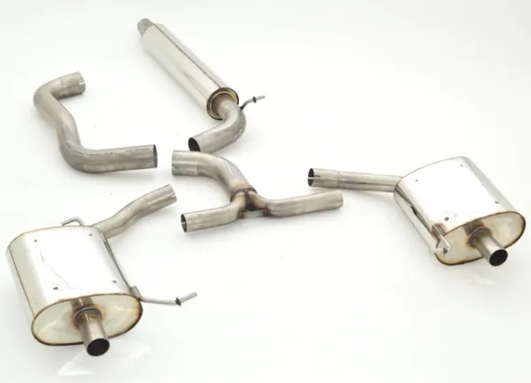 Auspuffanlage/Sportauspuff für Skoda Octavia , Jetta 5 1.4 TSI, 2.0TFSI 76mm aus Edelstahl mit EG-Genehmigung (eintragungsfrei)