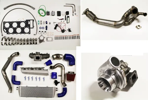 Golf 2 VR6 Turbokit komplett Garrett GT30 oder GT35 + einbaufertig plug and play bis 400PS