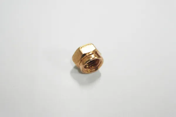 Kupfermutter M10 Muter aus Kupfer mit 14er Schlüsselweite SW