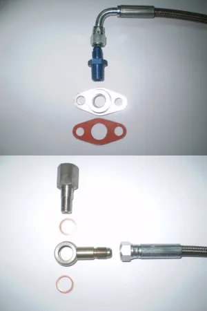 Ölzulaufleitung für VR6, 1.8T, R32 für gleitgelagerte Turbos 1,20 Meter PTFE