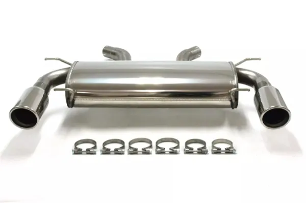 Simons Edelstahl Sportauspuffanlage Duplex 100 mm für BMW E93 335i