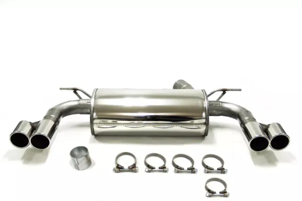 Simons Edelstahl Sportauspuffanlage Duplex 2x 80 mm für BMW F31 320i, 330i