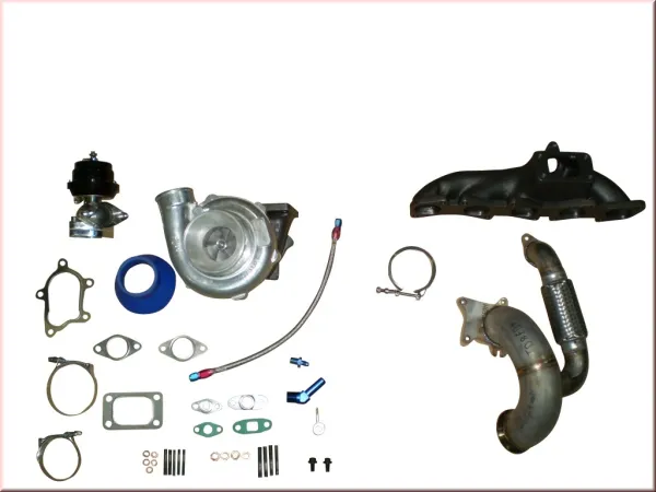 Turbo kit Fiat Coupe 20v Turbo bis 400PS GT3076 + Krümmer + Wastegate bis 400PS
