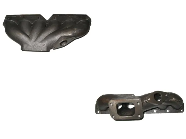 Turbokrümmer R32 V6 Golf 4 A3 3.2L Nickelguss T3 Flansch + 38mm Turbo Krümmer