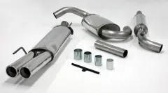 Auspuffanlage/Sportauspuff für Golf 3 1.4 1.6 1.9D 1.9TDI 2.0 2.8 VR6 63,5mm aus Edelstahl mit EG-Genehmigung (eintragungsfrei)