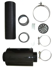 Carbonlook Airbox Luftfilter 76mm Anschlüsse Cold air intake