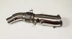 Downpipe ø 102mm > 76mm für BMW 1er F20/F21 - 2er F22/F23 - 3er F30/F31/F34 -4er F32/33/F36 N55 Motor aus Edelstahl