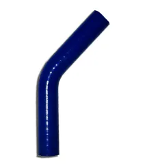 Silikonbogen 45° Grad 19mm innendurchmesser blau L 100mm 3 lagig 4mm Wandstärke