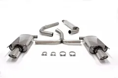 Simons Edelstahll Sportauspuff Duplex 90/120 mm + 90/120 mm oval für Opel Insignia Caravan 2WD 2.0 Diesel EG Betriebserlaubnis