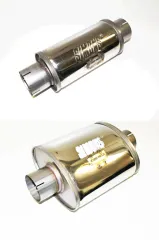 Simons Schalldämpfer für VW V6 24v Turbo 2 Stück mit Kennzeichnung für Eintragungen