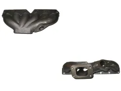 Turbokrümmer R32 V6 Golf 4 A3 3.2L Nickelguss T3 Flansch + 38mm Turbo Krümmer